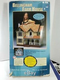 RARE Dura-Craft BELLINGHAM Farm House #BL-455 New In Opened Box DOLL HOUSE
