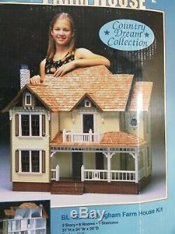 RARE Dura-Craft BELLINGHAM Farm House #BL-455 New In Opened Box DOLL HOUSE