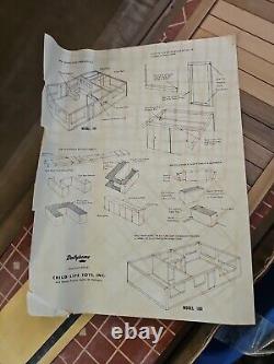 RARE New Unbulit 1950's Vintage Doll House Model 100 Dollyhome Child Life Toys