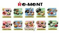 RARE Re-ment Miniature Revolving Sushi Japanese Bar Set NIB 1 box of 10sets