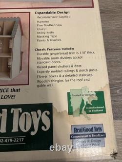 READ! Real Good ToysVermont Farmhouse Jr 29 Wood Dollhouse Kit J-M401