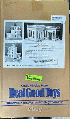 REAL GOOD TOYS JUNIOR CONSERVATORY DISPLAY Kit 1 scale MUST SEE, SHIPS FREE