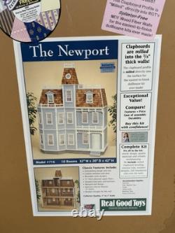 RETIRED Real Good Toys Newport Wooden Dollhouse Kit (Vintage)
