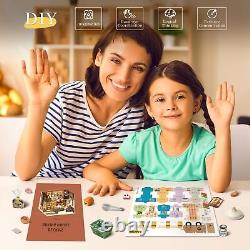 ROBOTIME Miniature House Kit DIY Mini Dollhouse with Accessories Tiny House M