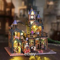 Railway City Dollhouse Kit Miniature Wizardi Roombox Kit F07M51-99-ES019