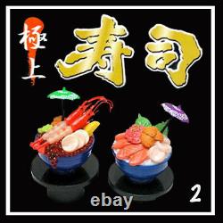 Rare 2008 Re-Ment Supreme Sushi Full Set of 6 pcs