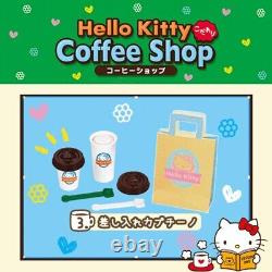 Rare 2014 Re-Ment Hello Kitty Coffee Shop Full Set of 12 pcs