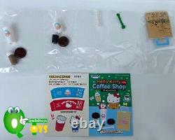 Rare 2014 Re-Ment Hello Kitty Coffee Shop Full Set of 12 pcs