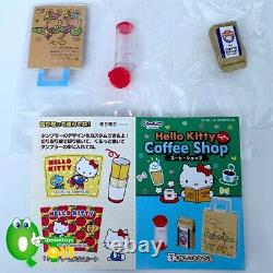 Rare 2014 Re-Ment Hello Kitty Coffee Shop Full Set of 12 pcs