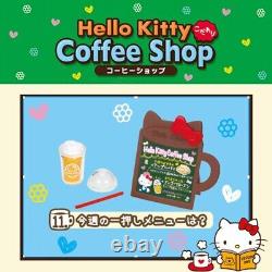 Rare 2014 Re-Ment Hello Kitty Coffee Shop Full Set of 12 pcs