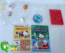 Rare 2014 Re-Ment Hello Kitty Coffee Shop Full Set of 12 pcs