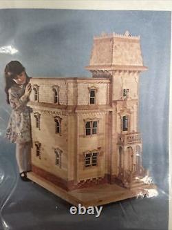 Rare Architects Plans For Second Empire Victorian Dollhouse Vtg 1975 Sealed New