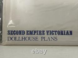 Rare Architects Plans For Second Empire Victorian Dollhouse Vtg 1975 Sealed New