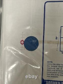 Rare Architects Plans For Second Empire Victorian Dollhouse Vtg 1975 Sealed New