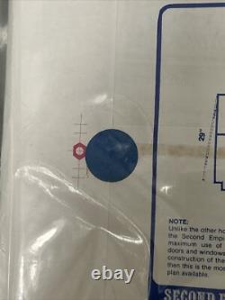 Rare Architects Plans For Second Empire Victorian Dollhouse Vtg 1975 Sealed New