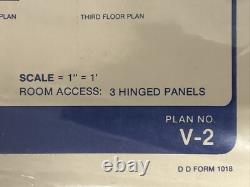 Rare Architects Plans For Second Empire Victorian Dollhouse Vtg 1975 Sealed New