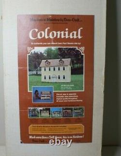 Rare Dura Craft COLONIAL Dollhouse Wooden Kit CH300 CH-300 Mansion