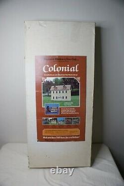 Rare Dura Craft COLONIAL Dollhouse Wooden Kit CH300 CH-300 Mansion