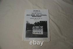 Rare Dura Craft COLONIAL Dollhouse Wooden Kit CH300 CH-300 Mansion