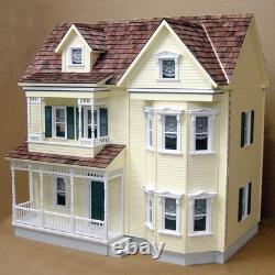 Rare Real Good Toys FO-303, Front Opening Victorian Dollhouse Kit withcomponents