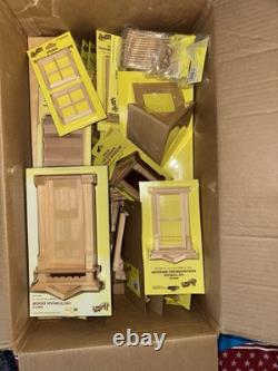 Rare Real Good Toys FO-303, Front Opening Victorian Dollhouse Kit withcomponents