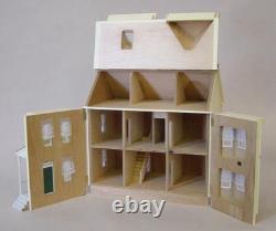 Rare Real Good Toys FO-303, Front Opening Victorian Dollhouse Kit withcomponents