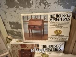 Rare lot of 20 THE HOUSE OF MINIATURES & SHENANDOAH CHIPPENDALE COLLECTION