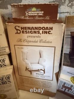 Rare lot of 20 THE HOUSE OF MINIATURES & SHENANDOAH CHIPPENDALE COLLECTION Rare lot of 20 THE HOUSE OF MINIATURES & SHENANDOAH CHIPPENDALE COLLECTION