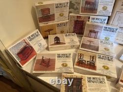 Rare lot of 20 THE HOUSE OF MINIATURES & SHENANDOAH CHIPPENDALE COLLECTION