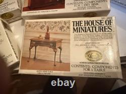 Rare lot of 20 THE HOUSE OF MINIATURES & SHENANDOAH CHIPPENDALE COLLECTION