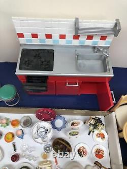 ReMent Kitchen Stove Table & Chairs Cabinet Lot Various Miniature Furniture
