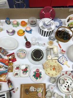 ReMent Kitchen Stove Table & Chairs Cabinet Lot Various Miniature Furniture