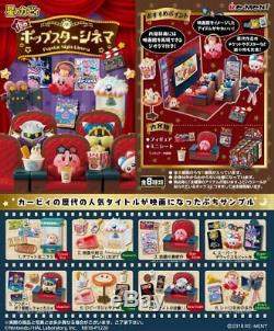 Re-Ment Miniature Kirby Star Popstar Night Cinema Full Set of 8 pcs japan