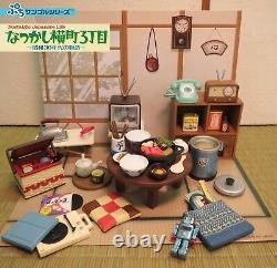 Re-ment Petit Sample Series Nostalgic 50-60's Japanese Life BOX Set of 8 Type