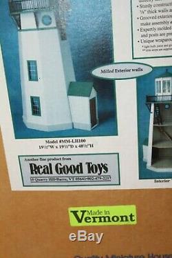 Real Good Toys 48 Tall New England Lighthouse Kit Wood USA made