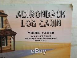 Real Good Toys ADIRONDACK DOLLHOUSE KIT Log Cabin J-550