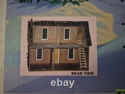 Real Good Toys Adirondack Log Cabin Dollhouse J550 4 Rooms 24X16X19 Brand New
