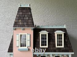 Real Good Toys Alison Jr. Built Assembled 112 Scale Victorian Pink Dollhouse