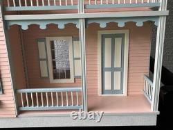 Real Good Toys Alison Jr. Built Assembled 112 Scale Victorian Pink Dollhouse