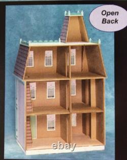 Real Good Toys Alison Jr. Built Assembled 112 Scale Victorian Pink Dollhouse