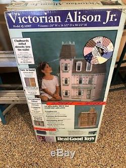 Real Good Toys Alison Jr. Dollhouse Kit 112 Scale Milled Plywood-New in Box