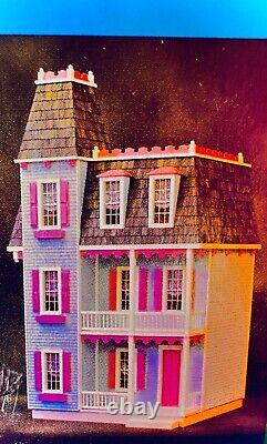 Real Good Toys Alison Jr. Unfinished Victorian Dollhouse set Electrical Optional