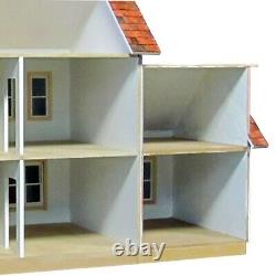 Real Good Toys Colonial Dollhouse Addition Kit with Two Single Colonial Windows