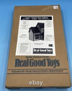 Real Good Toys Colonial Jr Dollhouse Addition Kit, Unfinished Dollhouse Addition