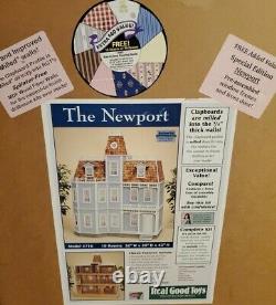 Real Good Toys Dollhouse Newport Dollhouse Kit DH-71K. NIB. MILLED IN CLAPBOARDS