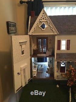 Real Good Toys Farmhouse Dollhouse Furnished With Custom Table