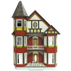 Real Good Toys JM4600 The Victorian Painted Lady Dollhouse Kit
