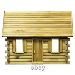 Real Good Toys Lakeside Retreat Log Cabin Dollhouse Kit