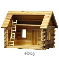 Real Good Toys Lakeside Retreat Log Cabin Dollhouse Kit