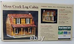 Real Good Toys Moss Creek Log Cabin 112 Scale Doll House 27W x 17 1/2D x 21H